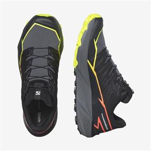 Salomon 472954 Thundercross Black/Quiet Shade/Neon Flame Erkek Outdoor Ayakkabı