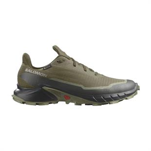 Salomon 473103 Alphacross 5 GTX Olive Night/Black/Deep Lichen Green Erkek Outdoor Ayakkabı