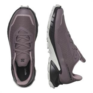 Salomon 473110 Alphacross 5 GTX W Moonscape/Black/White Kadın Outdoor Ayakkabı