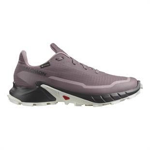 Salomon 473110 Alphacross 5 GTX W Moonscape/Black/White Kadın Outdoor Ayakkabı
