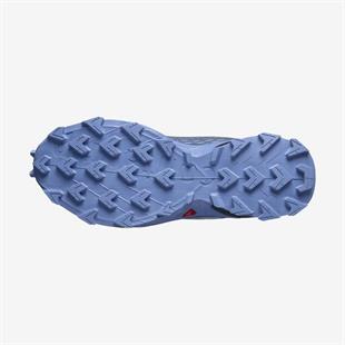 Salomon 473135 Alphacross 5 W Bering Sea/Carbon/Blue Heron Kadın Outdoor Ayakkabı