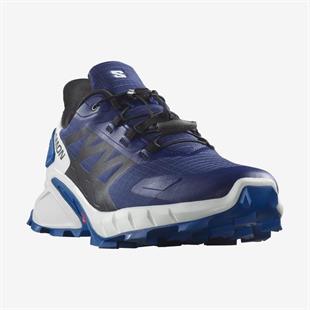 Salomon 473157 Supercross 4 Blue Print/Black/Lapis Blue Erkek Outdoor Ayakkabı