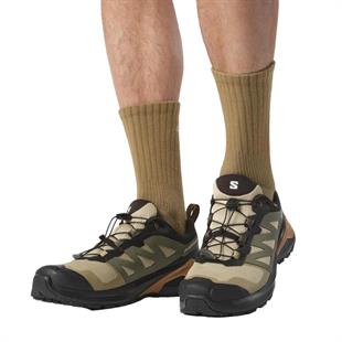 Salomon 473213 X-Adventure GTX Safari/Black/Sugar Almond Erkek Outdoor Ayakkabı