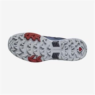 Salomon 473765 X Ultra 4 GTX Carbon/Bering Sea/Pearl Blue Erkek Outdoor Ayakkabı