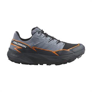 Salomon 473831 Thundercross GTX Flint Stone/Carbon/Orange Pepper Erkek Outdoor Ayakkabı