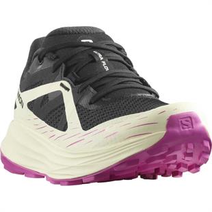 Salomon 474509 Ultra Flow W Black/Transparent Yellow/Rose Violet Kadın Outdoor Ayakkabı
