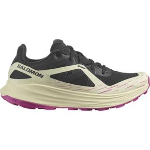 Salomon 474509 Ultra Flow W Black/Transparent Yellow/Rose Violet Kadın Outdoor Ayakkabı