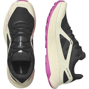 Salomon 474509 Ultra Flow W Black/Transparent Yellow/Rose Violet Kadın Outdoor Ayakkabı