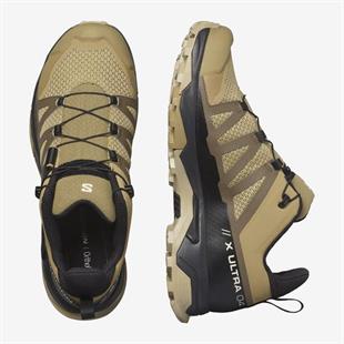 Salomon 474523 X Ultra 4 Kelp/Dark Earth/Black Erkek Outdoor Ayakkabı