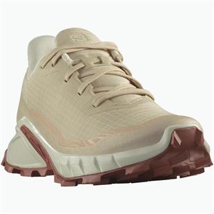 Salomon 474602 Alphacross 5 W Wheat/Vanilla Ice/Argon Kadın Outdoor Ayakkabı