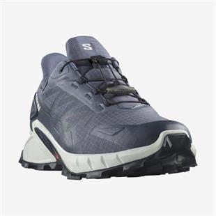 Salomon 474623 Supercross 4 GTX Grisaille/White/Carbon Erkek Outdoor Ayakkabı