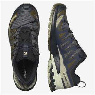 Salomon 474675 Xa Pro 3D V9 India Ink/Olive Night/Aloe Wash Erkek Outdoor Ayakkabı