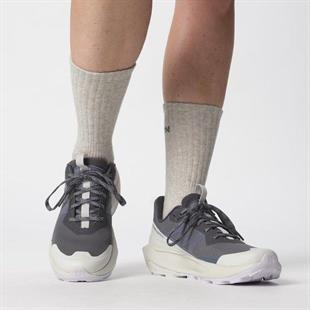 Salomon 475265 Elixir Activ GTX W India Ink/Glacier Gray/Orchid Petal Kadın Outdoor Ayakkabı