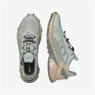 Salomon 475943 Supercross 4 GTX Metal/White Pepper/Sedona Sage Erkek Outdoor Ayakkabı