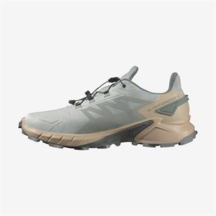 Salomon 475943 Supercross 4 GTX Metal/White Pepper/Sedona Sage Erkek Outdoor Ayakkabı