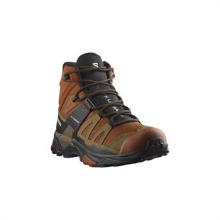 Salomon 476854 X Ultra 4 Mid GTX Caramel Cafe/Gothic Olive/Black Erkek Outdoor Bot