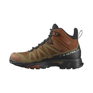 Salomon 476854 X Ultra 4 Mid GTX Caramel Cafe/Gothic Olive/Black Erkek Outdoor Bot