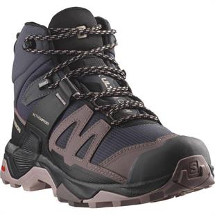 Salomon 476855 X Ultra 4 Mid GTX W Nine Iron/Shark/Cloud Gray Kadın Outdoor Ayakkabı