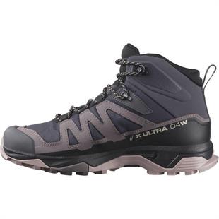 Salomon 476855 X Ultra 4 Mid GTX W Nine Iron/Shark/Cloud Gray Kadın Outdoor Ayakkabı