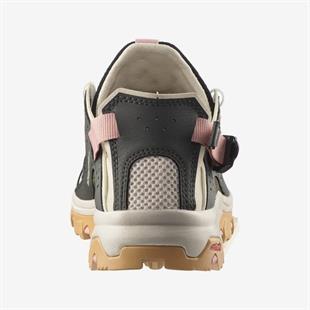 Salomon 477508 Techamphibian 5 W Peat/Rainy Day/Hyma Pink Kadın Outdoor Ayakkabı