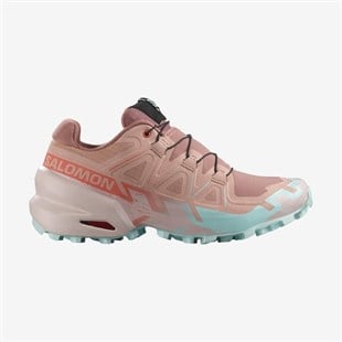 Salomon 477665 Speedcross 6 W Mahogany Rose/Hushed Violet/Iced Aqua Kadın Outdoor Ayakkabı