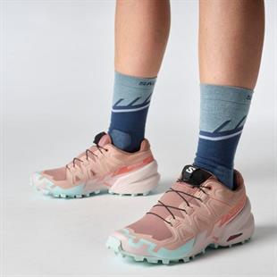 Salomon 477665 Speedcross 6 W Mahogany Rose/Hushed Violet/Iced Aqua Kadın Outdoor Ayakkabı