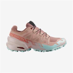 Salomon 477665 Speedcross 6 W Mahogany Rose/Hushed Violet/Iced Aqua Kadın Outdoor Ayakkabı