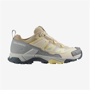 Salomon 478104 X Ultra 5 W White Pepper/Monument/Yellow Iris Kadın Outdoor Ayakkabı