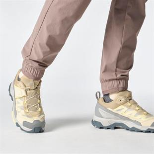 Salomon 478104 X Ultra 5 W White Pepper/Monument/Yellow Iris Kadın Outdoor Ayakkabı