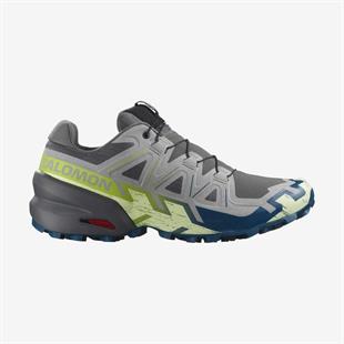 Salomon 478109 Speedcross 6 Castlerock/Lime Cream/Poseidon Erkek Outdoor Ayakkabı