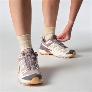 Salomon 478183 X Ultra 360 Edge W Silver Cloud/Vanilla Ice/Burlwood Kadın Outdoor Ayakkabı