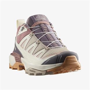 Salomon 478183 X Ultra 360 Edge W Silver Cloud/Vanilla Ice/Burlwood Kadın Outdoor Ayakkabı