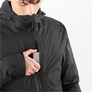 Salomon LC2104900 Patroller 3IN1 Down JKT M Deep Black Erkek Outdoor Ceket