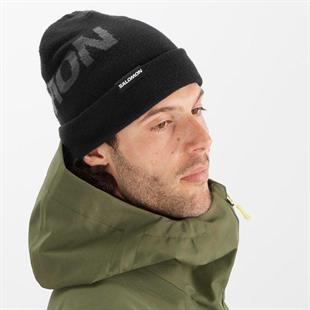 Salomon LC2152900 Hermitage Beanie Deep Black Bere