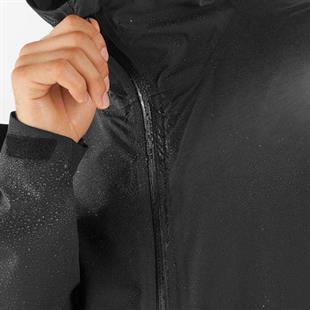 Salomon LC2211400 OUTERPATH 2.5L WP JKT M Deep Black Erkek Outdoor Ceket