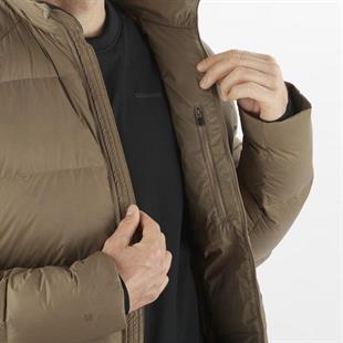 Salomon LC2281800 Outline Down Jacket M Shitake Erkek Outdoor Ceket