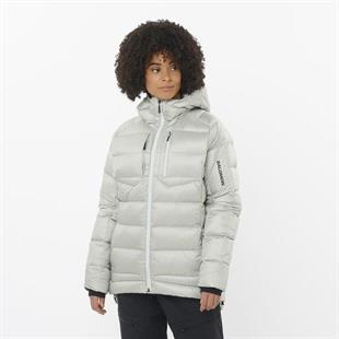 Salomon LC2289900 Elixir Ultra Down Parka W Misty Blue Kadın Outdoor Ceket
