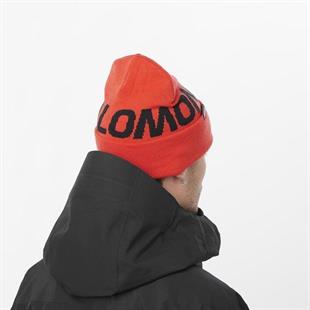 Salomon LC2302900 Hermitage Beanie Cherry Tomato Bere