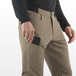 Salomon LC2321000 Wayfarer Warm Pants M Shitake Erkek Outdoor Pantolon