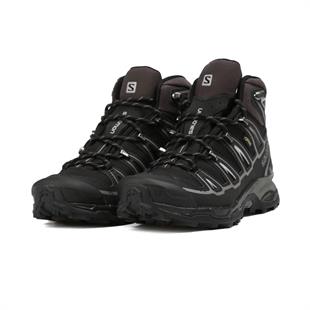 Salomon X Ultra Mid 2 Gtx Black/Black/Aliminum 370770 Erkek Outdoor Bot