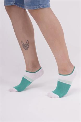 The Socks Company 151P 3 Çift Desenli Erkek Görünmez Çorap