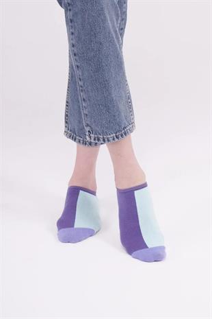 The Socks Company 161P 3 Çift Desenli Kadın Görünmez Çorap