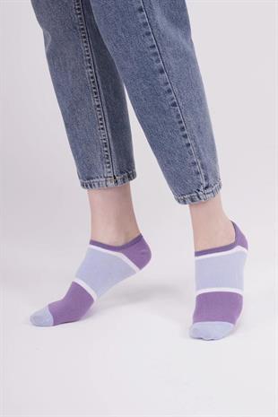 The Socks Company 162P 3 Çift Desenli Kadın Görünmez Çorap