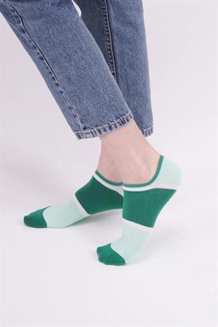 The Socks Company 162P 3 Çift Desenli Kadın Görünmez Çorap