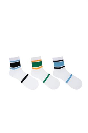 The Socks Company 981P 3 Çift Pamuk Kadın Tenis Çorap