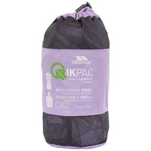 Trespass FAJKRAM30018 Qikpac Female TP75 Gelsomino Kadın Yağmurluk