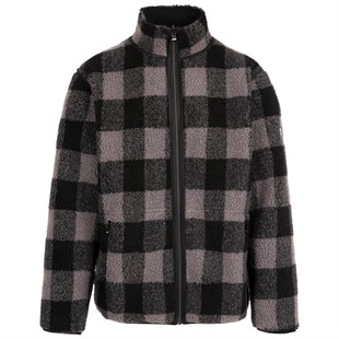 Trespass MAFLFLTR0063 Tatsfield Male Fleece AT400 Black Erkek Outdoor Polar