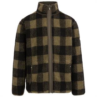 Trespass MAFLFLTR0063 Tatsfield Male Fleece Jacket AT400 Dark Vine Erkek Outdoor Polar