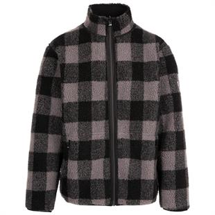 Trespass MAFLFLTR0063 Tatsfield Male Fleece AT400 Black Erkek Outdoor Polar