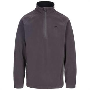 Trespass MAFLMFN10001 BLACKFORD - MALE MICROFLEECE AT100 Dark Grey Erkek Polar